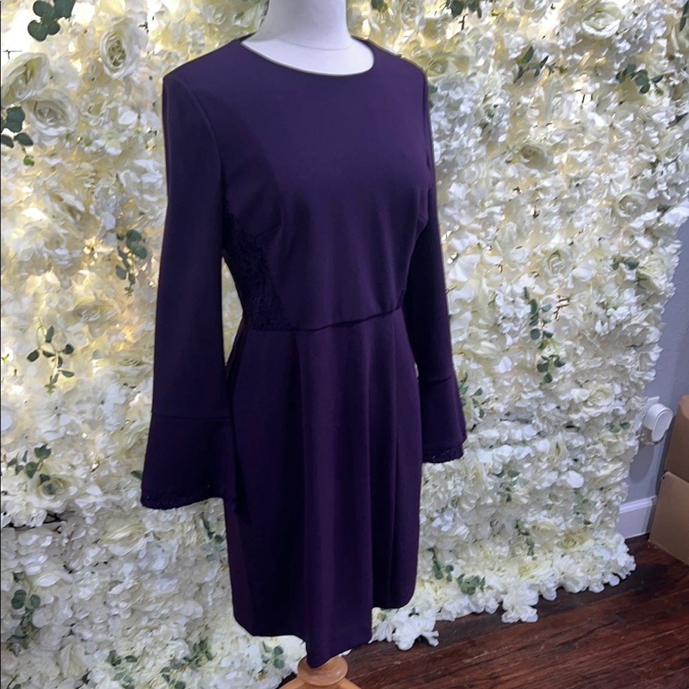 Elegant Purple Women's Dress